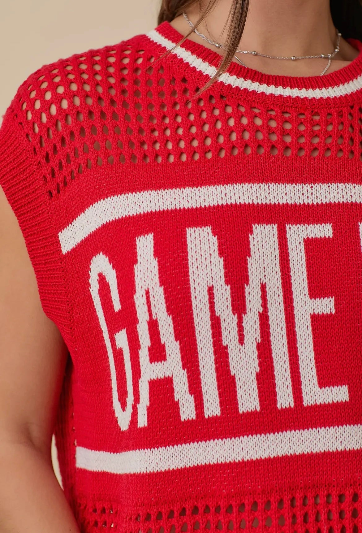 Crochet Game Day Top