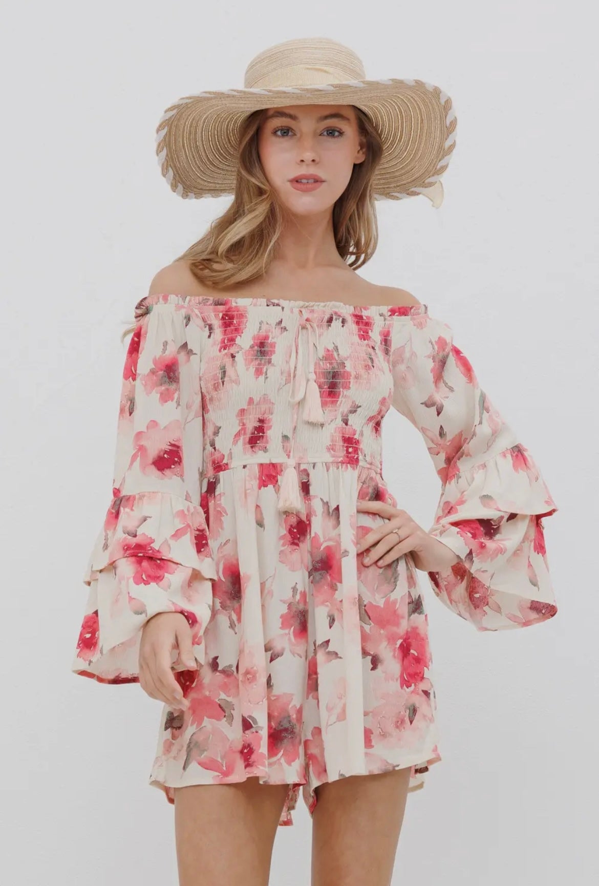 Floral Bell Romper