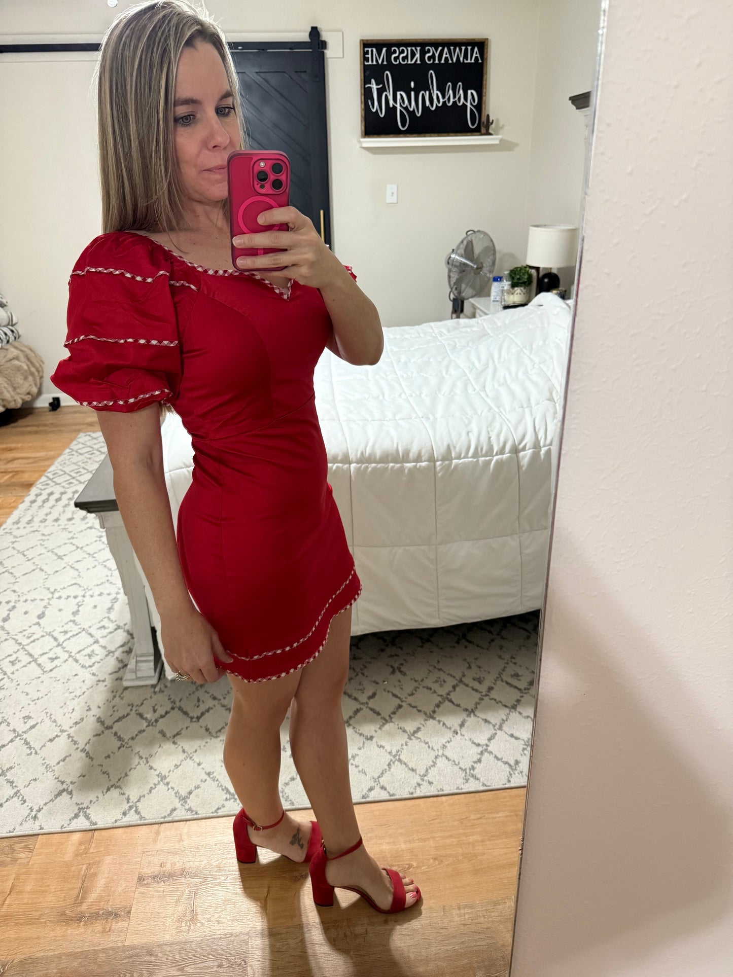 Red Bubble Dress