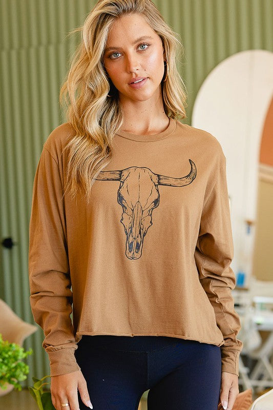 Longhorn Vintage Top