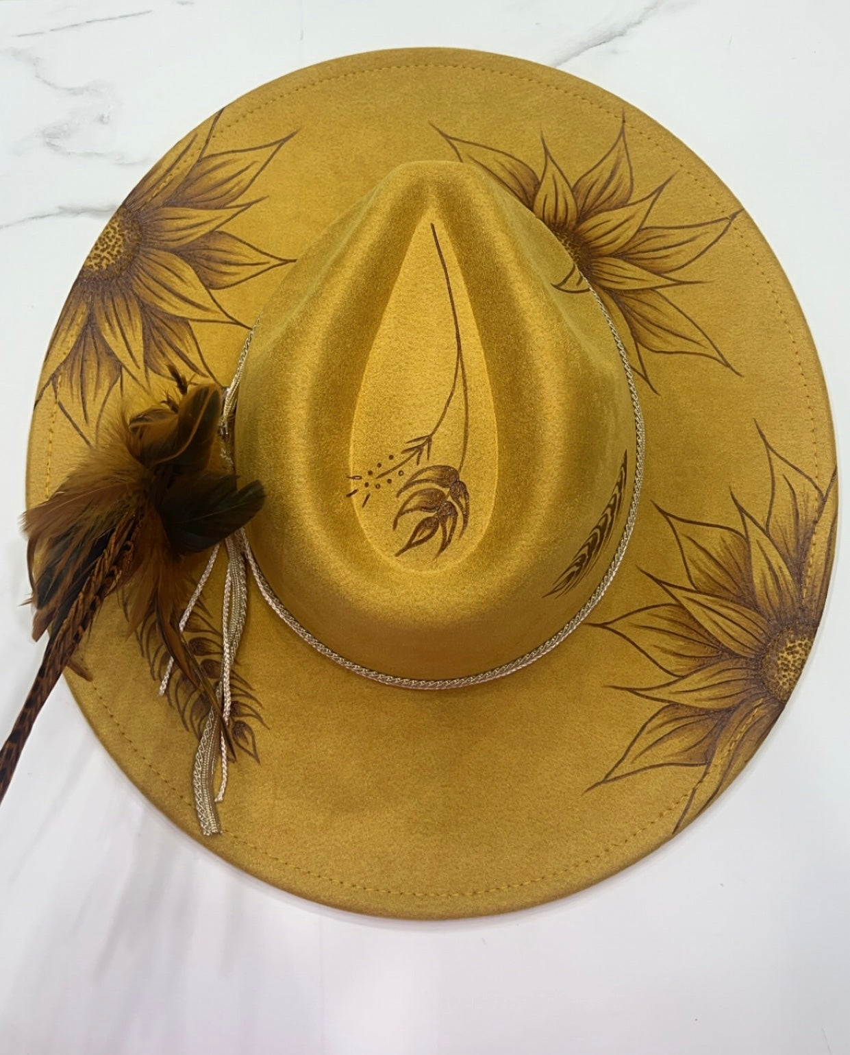 Golden Sunflower Fedora
