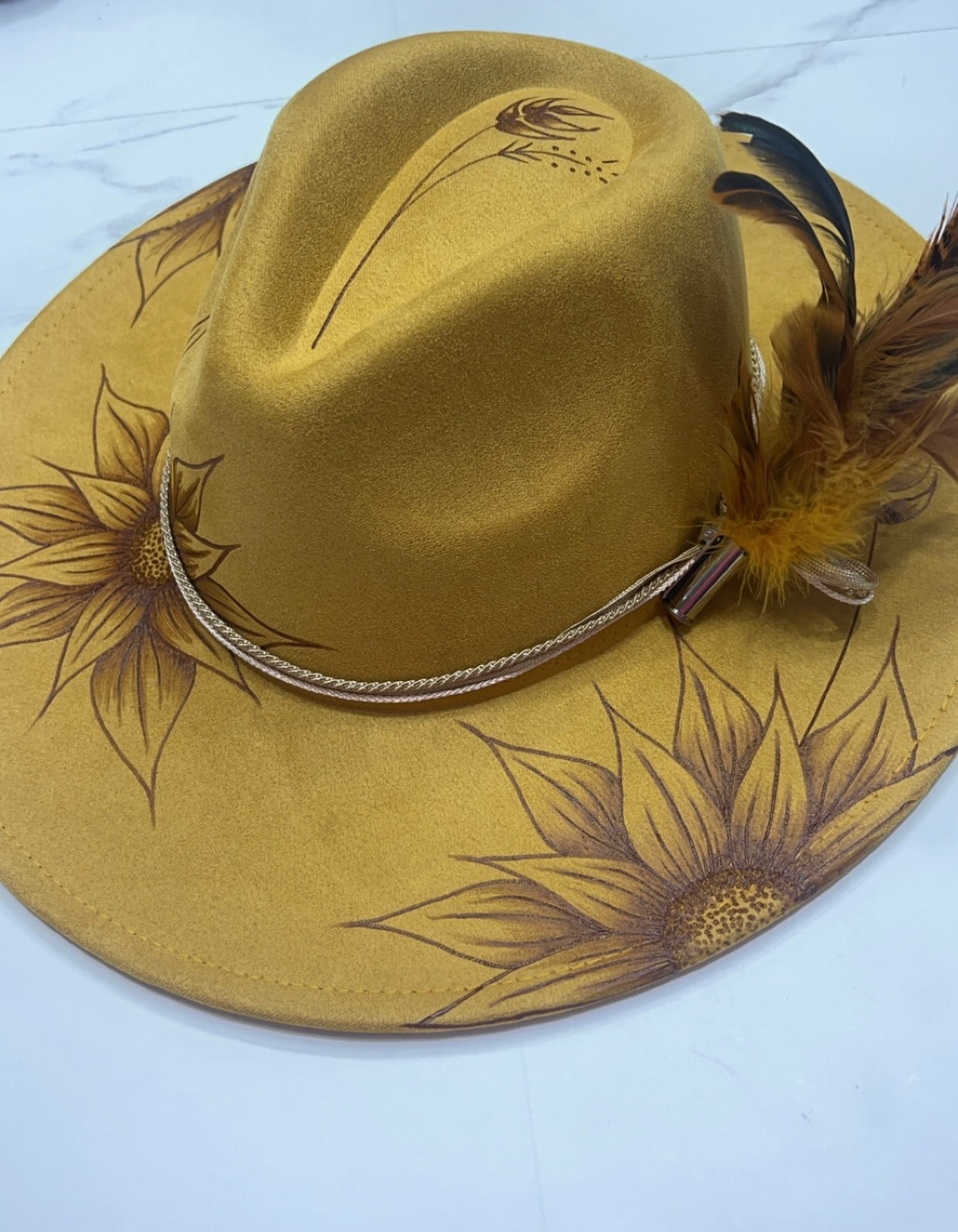 Golden Sunflower Fedora