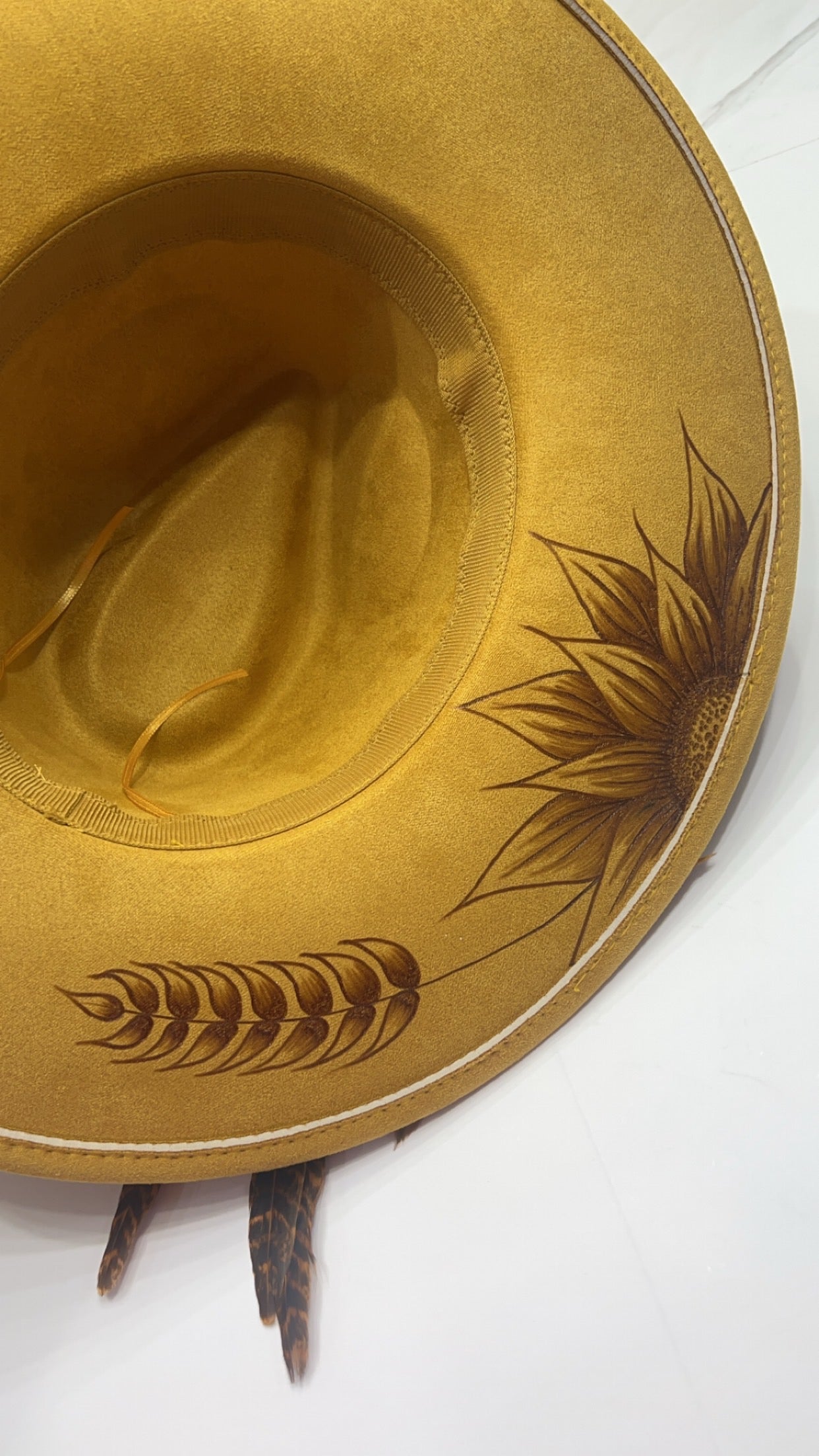Golden Sunflower Fedora