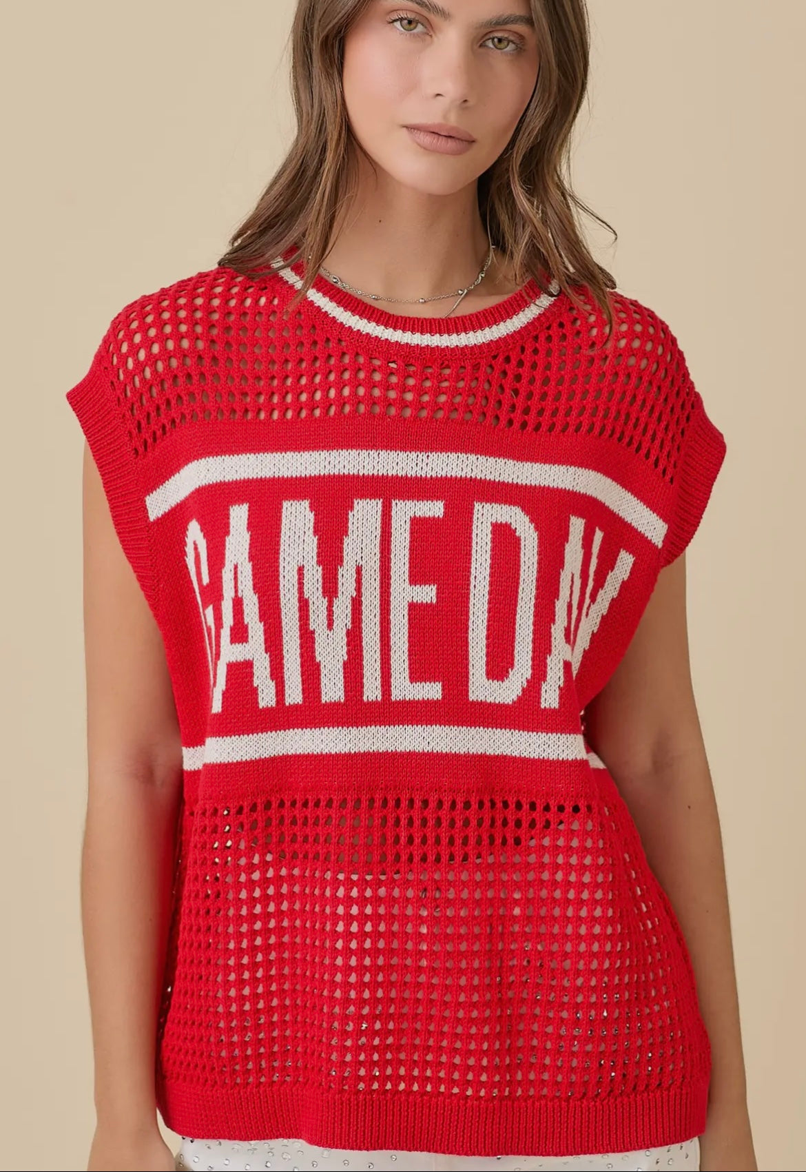 Crochet Game Day Top