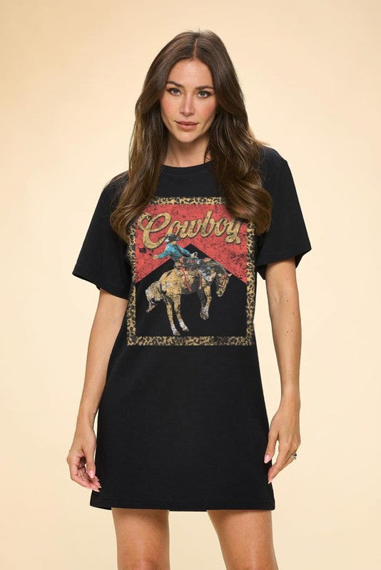 Cowboy Tee Dress