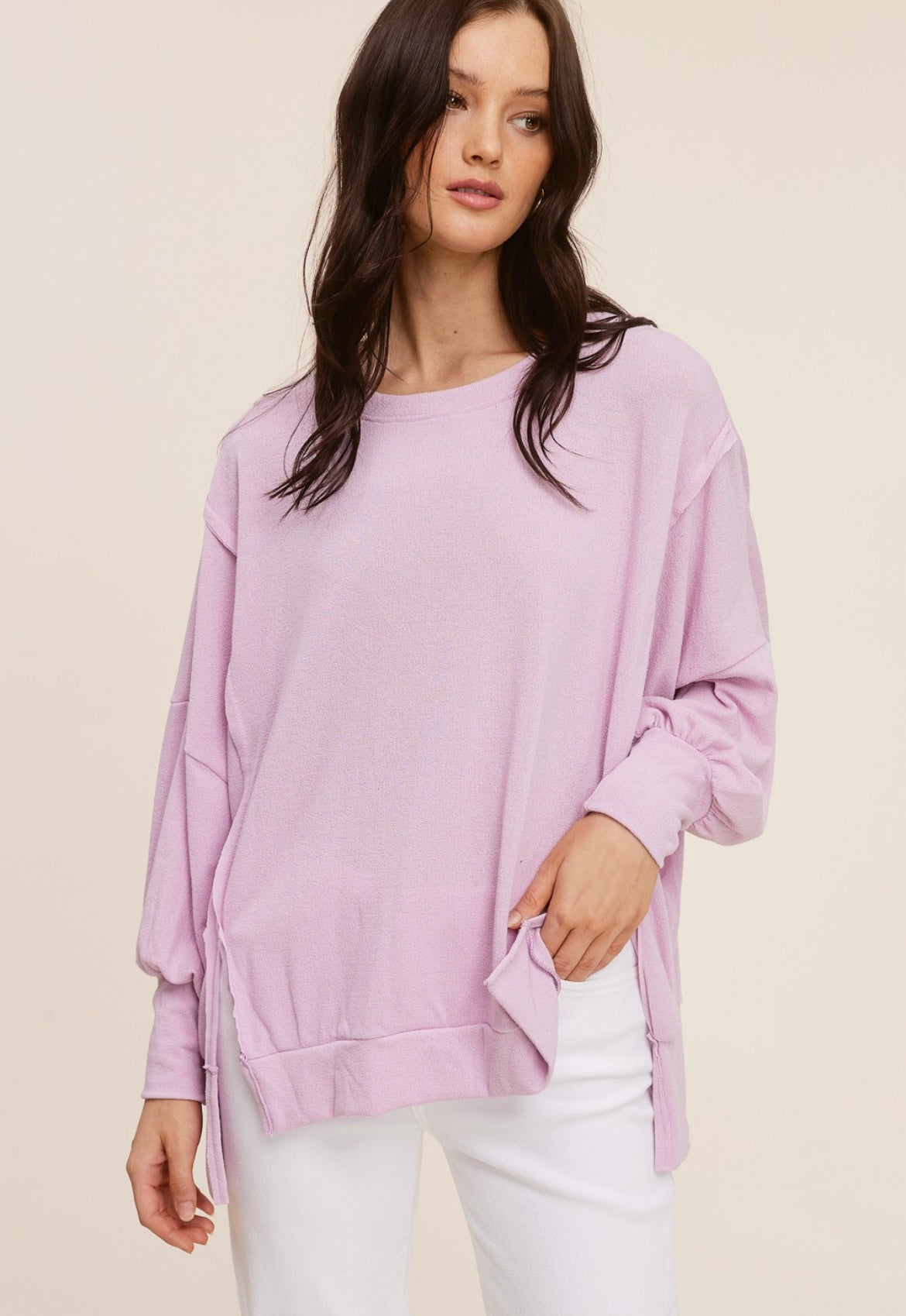 Perfect Flowy Lilac Top