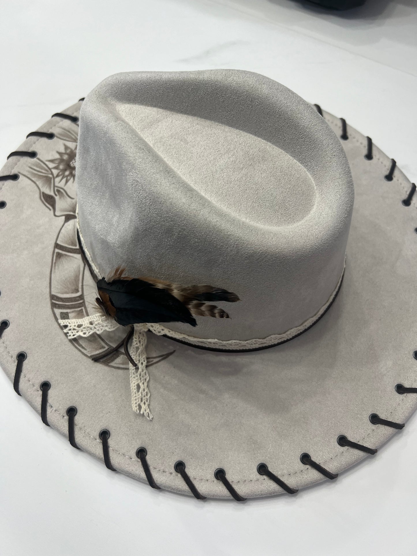 Tan Stitched Longhorn