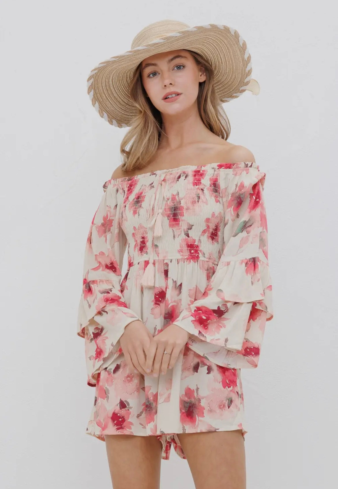 Floral Bell Romper