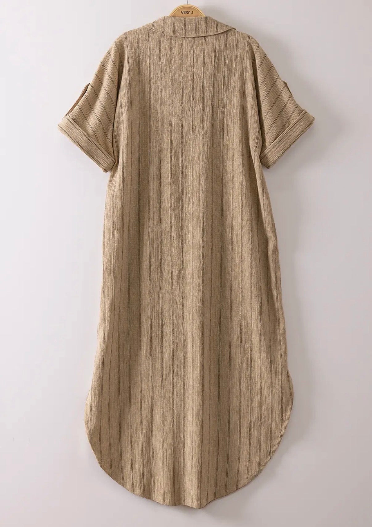 Linen Latte Dress