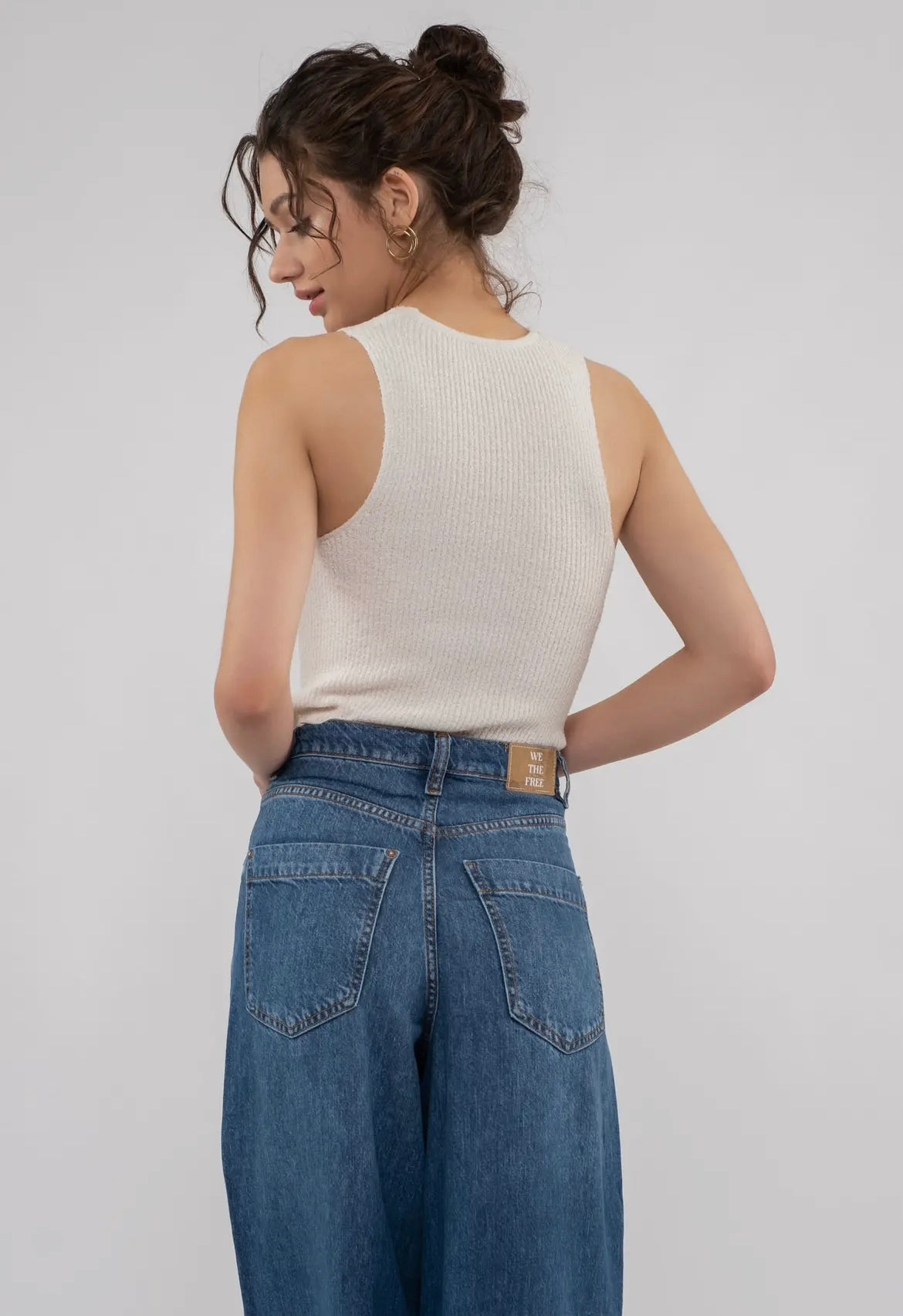 Ivory Knit Tank
