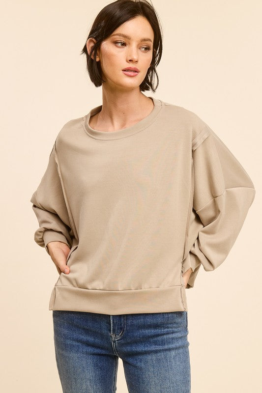 Taupe Crewneck