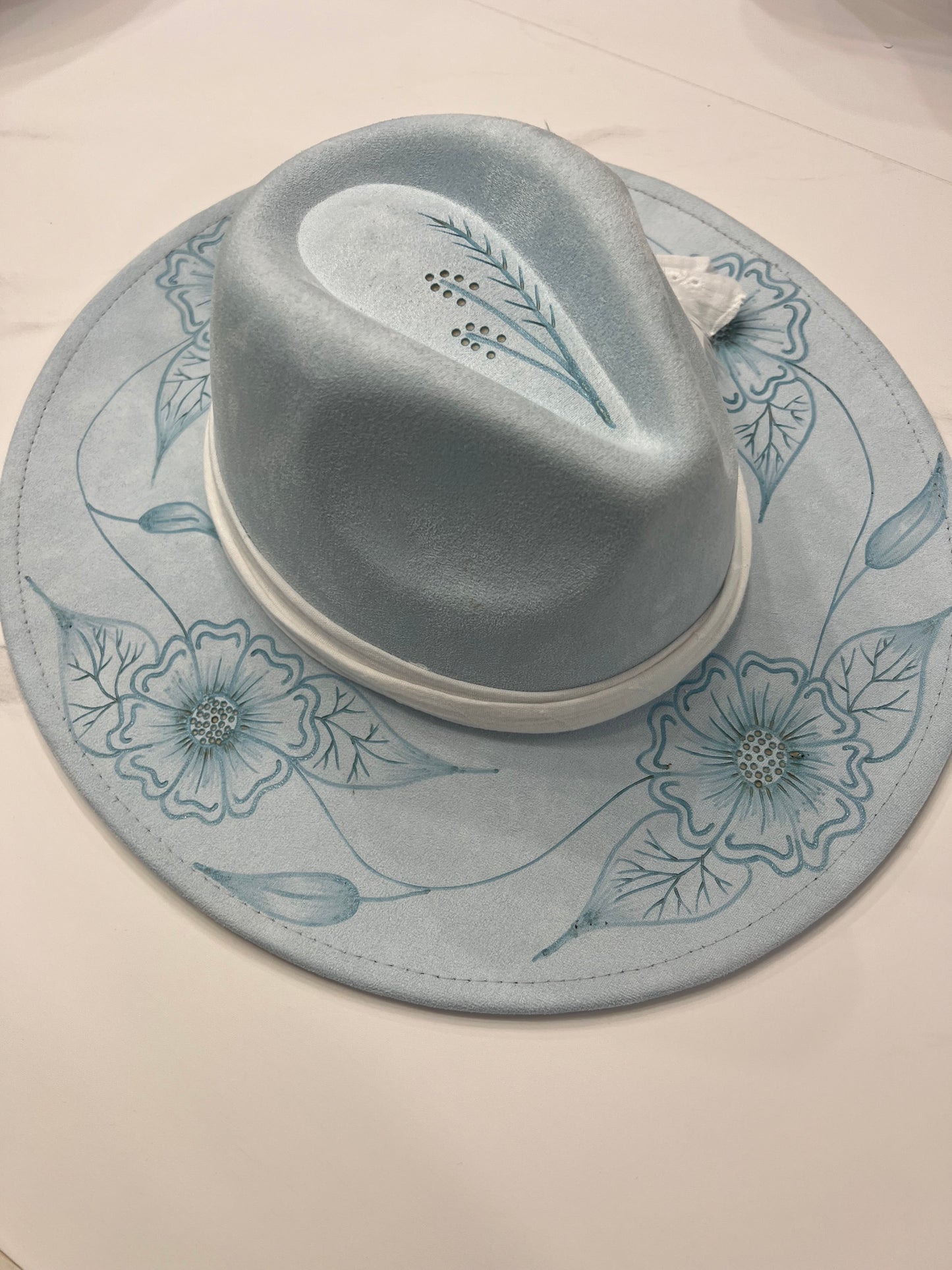 Sky Blue Fedora