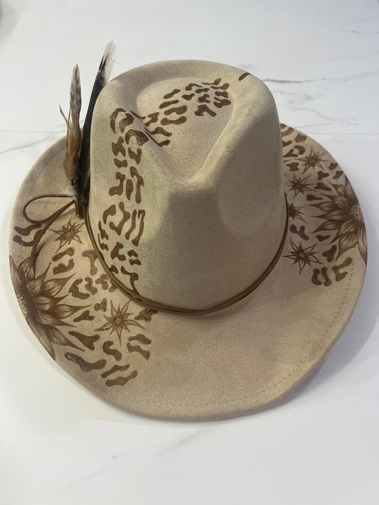 Leopard Cowgirl Hat