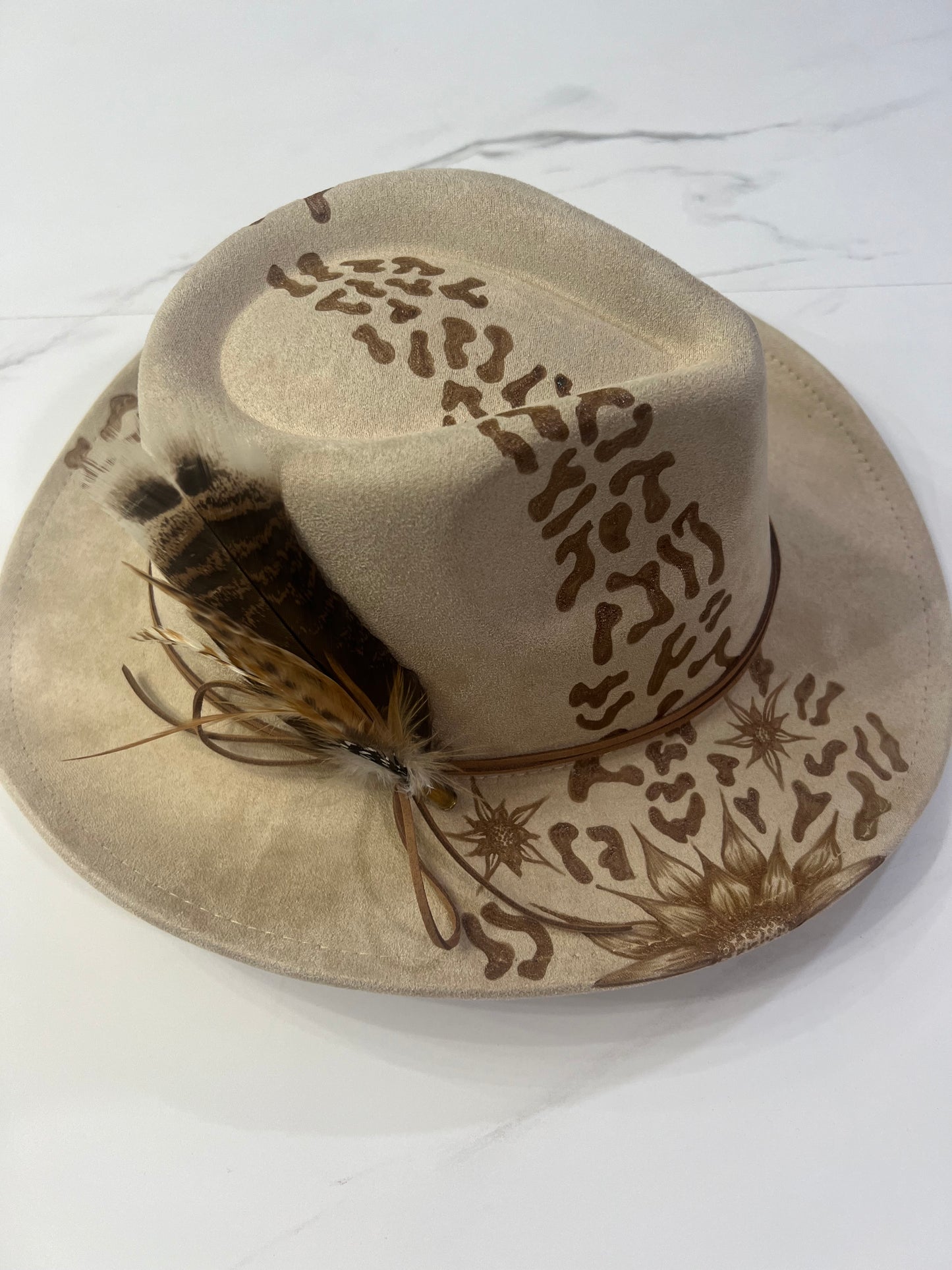 Leopard Cowgirl Hat