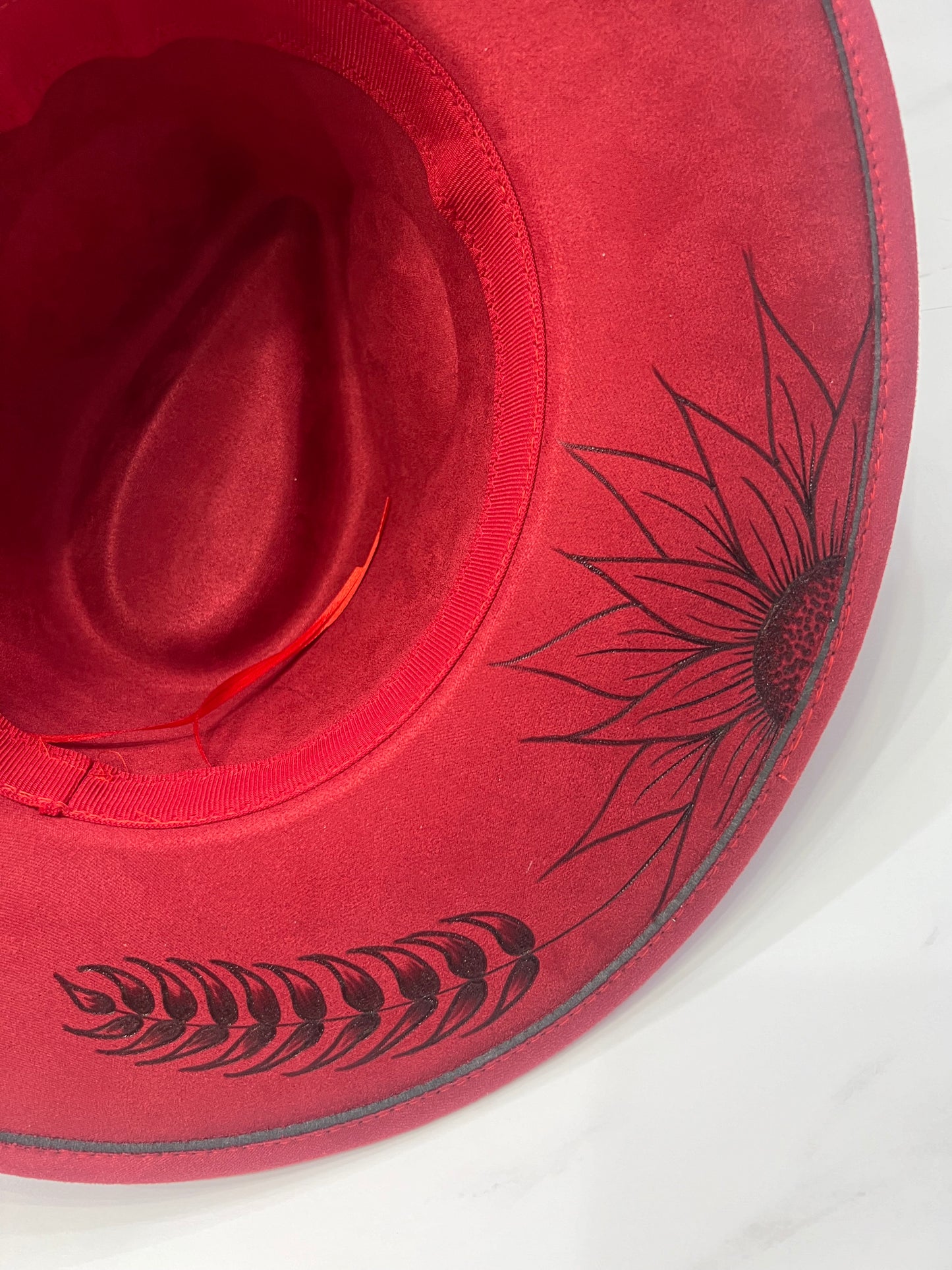 Red Sunflower Fedora