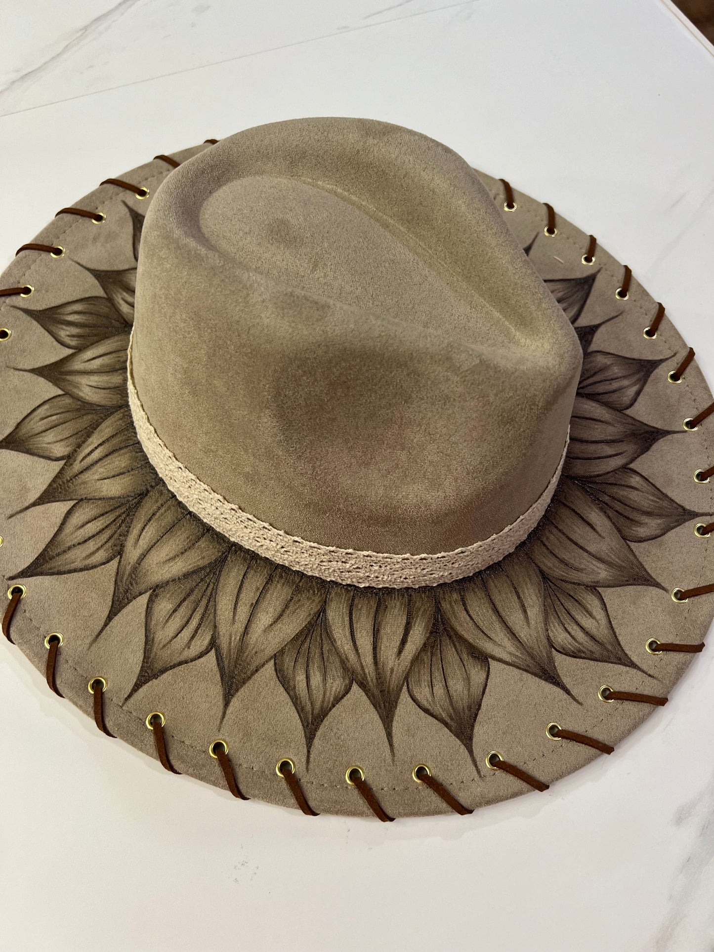 Neutral Sunflower Fedora