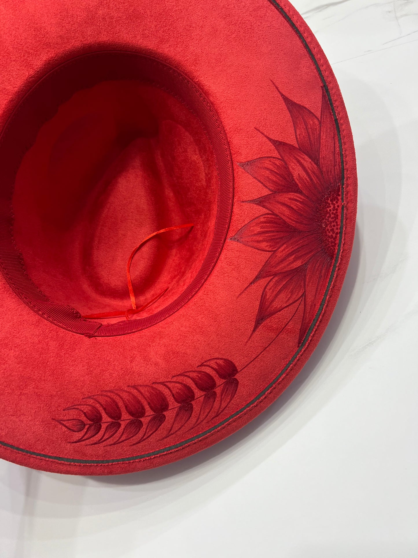 Red Sunflower Fedora