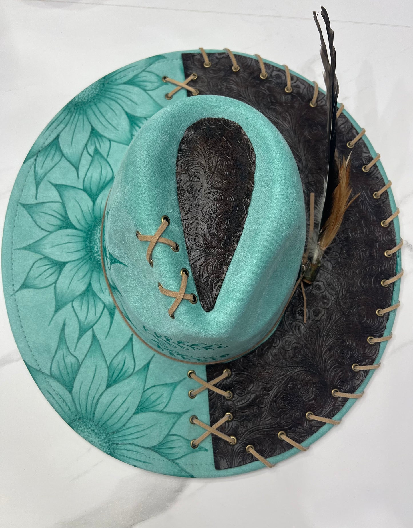 Leather & Mint Fedora