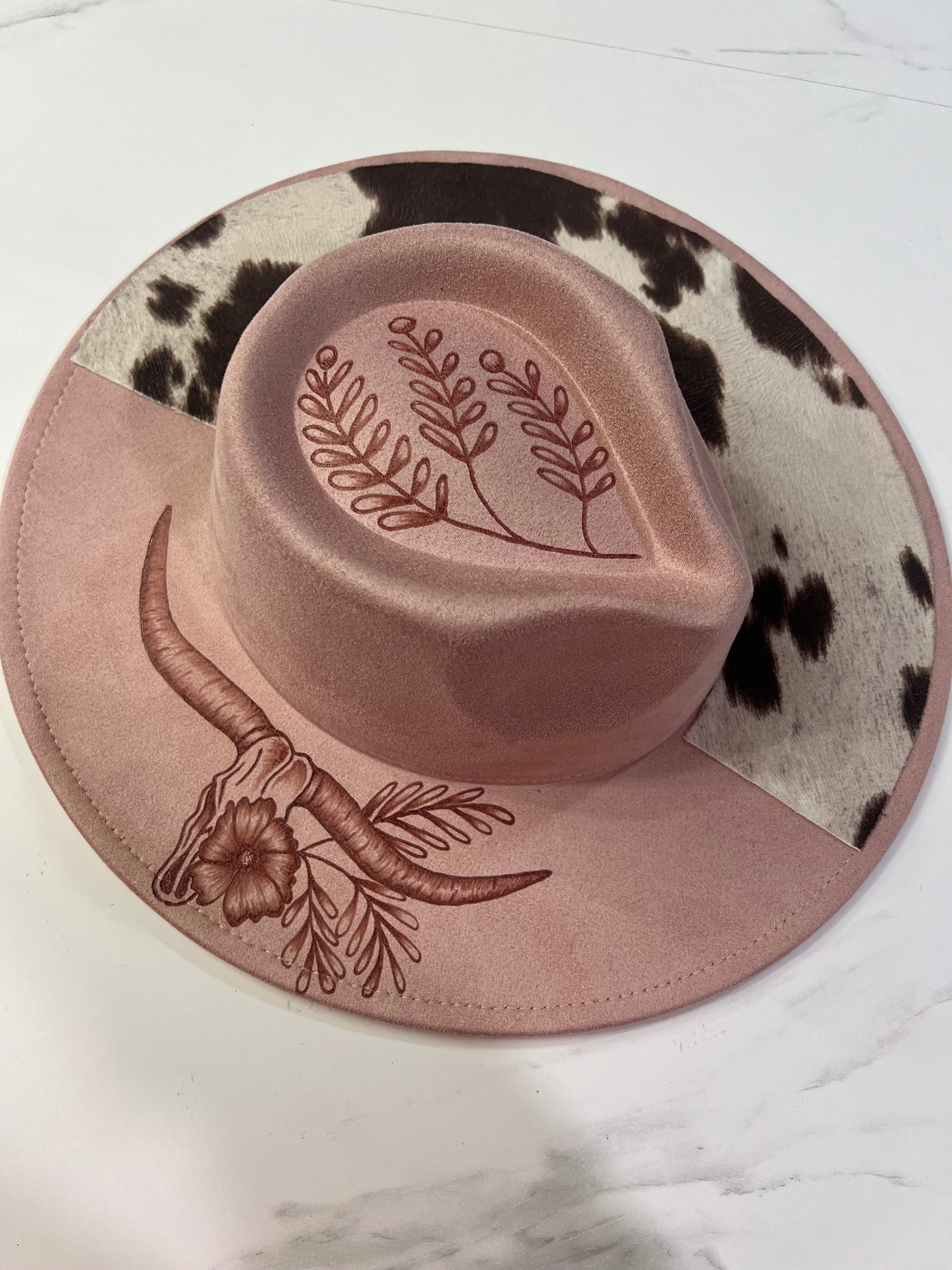 Mauve Longhorn Fedora