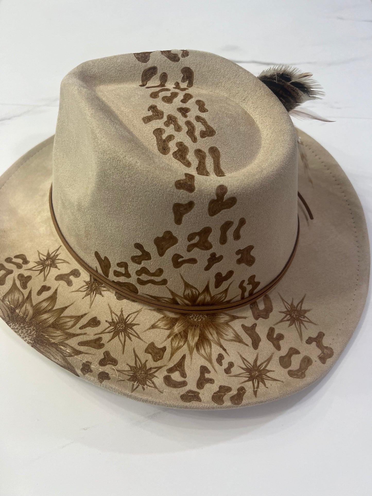 Leopard Cowgirl Hat