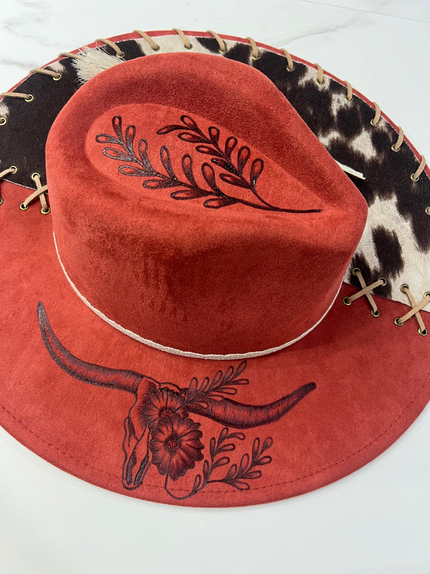 Brick Longhorn Fedora