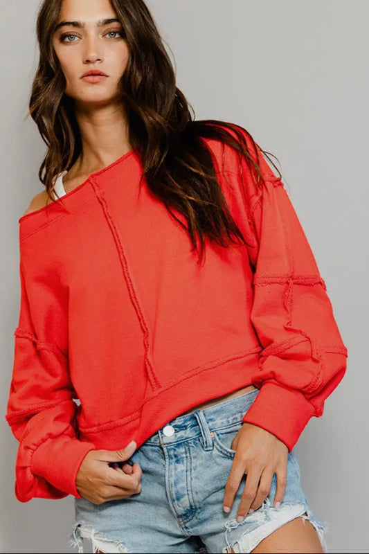Red Terry Top