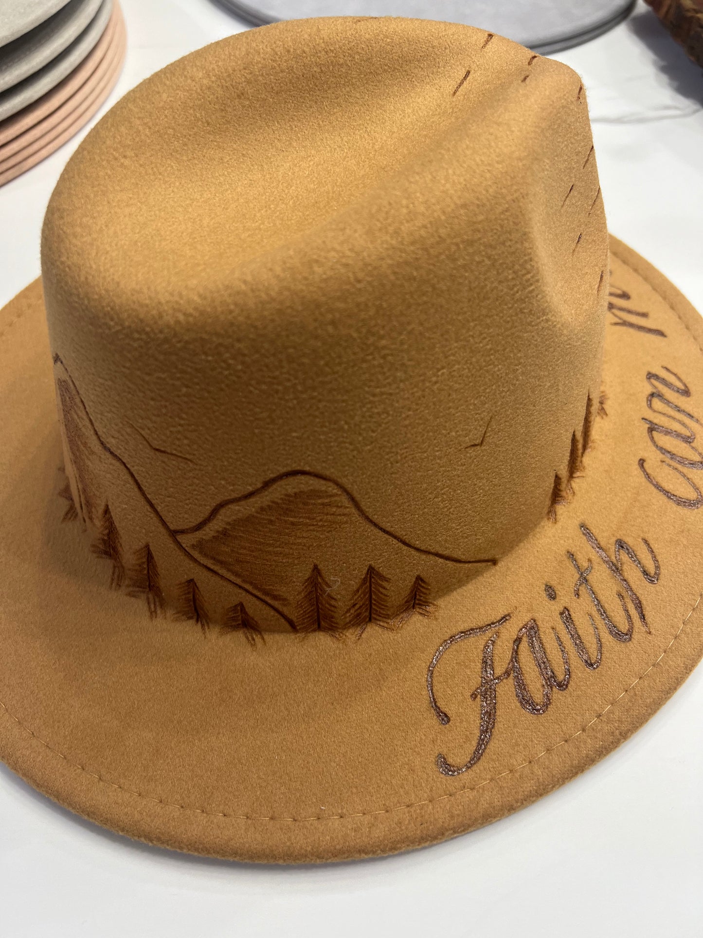 Mountain Small Camel Fedora