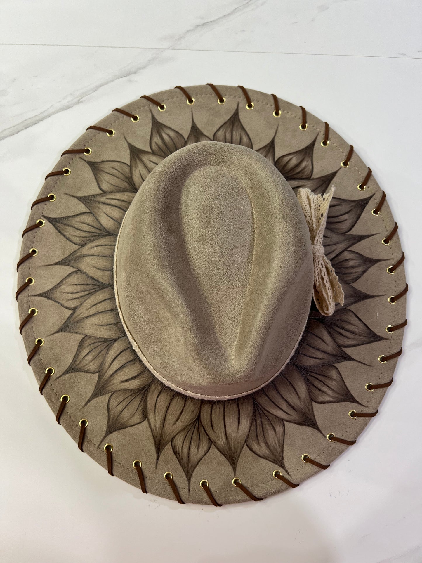 Neutral Sunflower Fedora