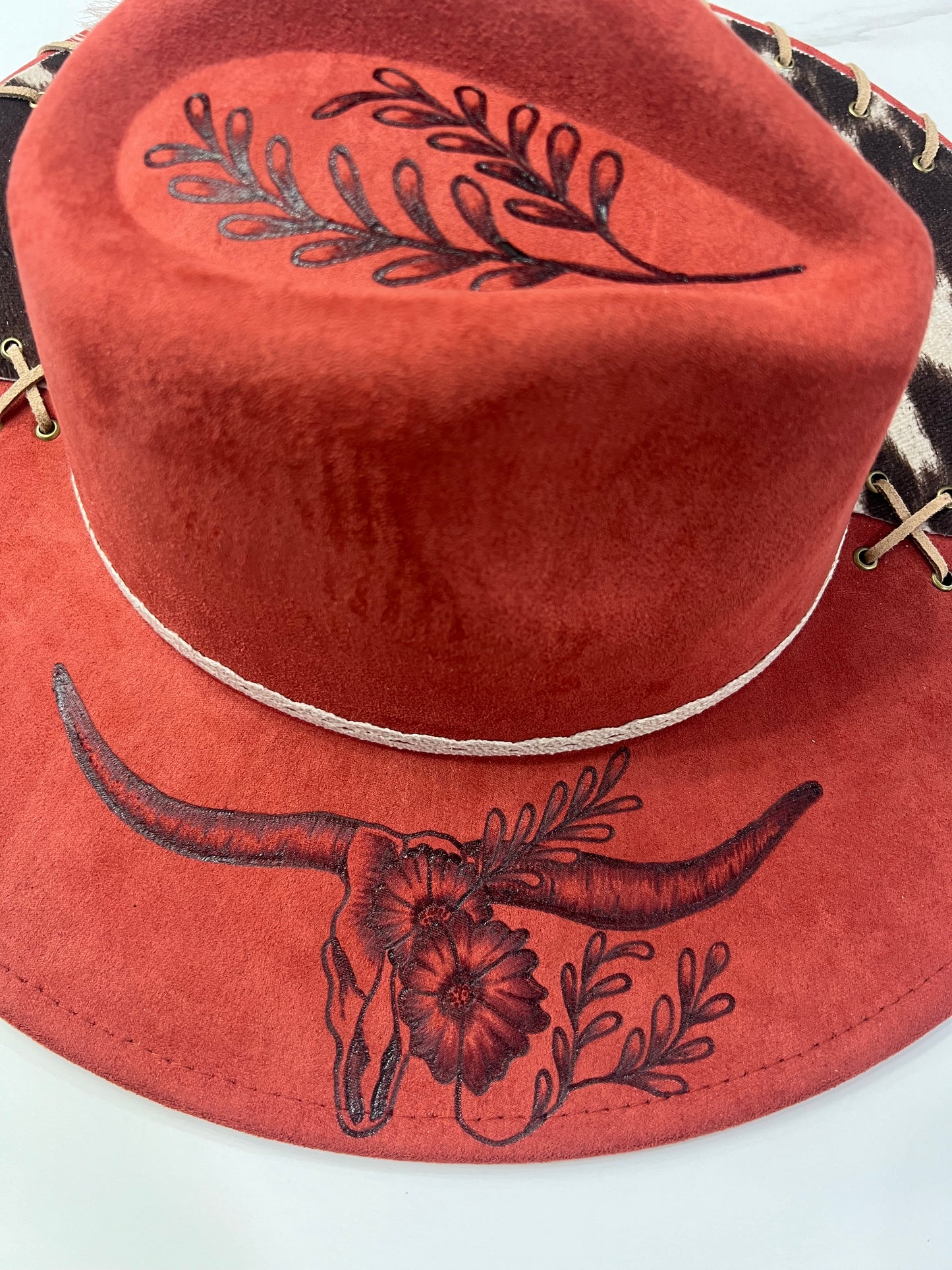 Brick Longhorn Fedora