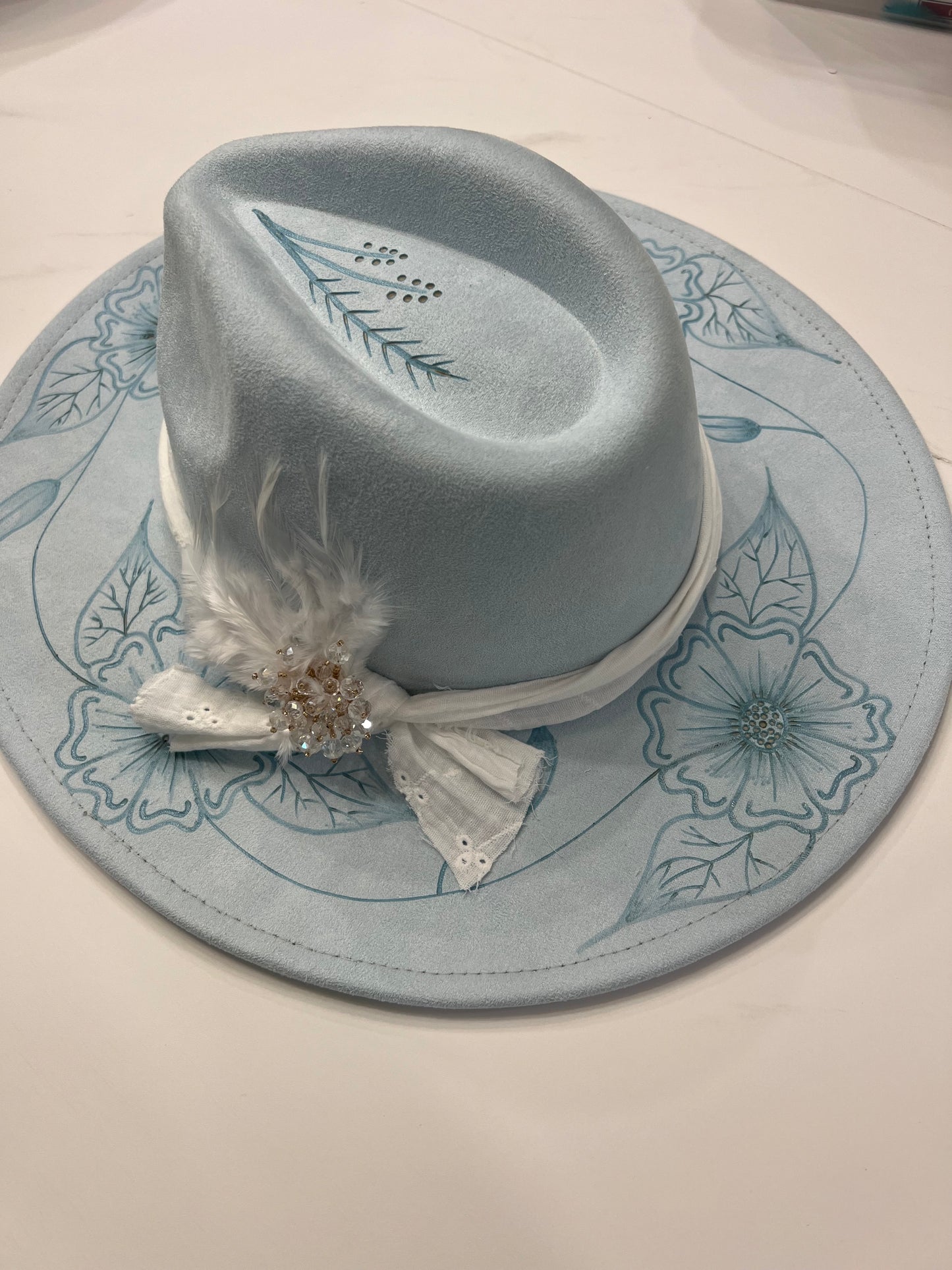 Sky Blue Fedora