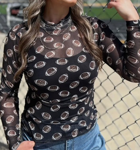 Football Mesh Top