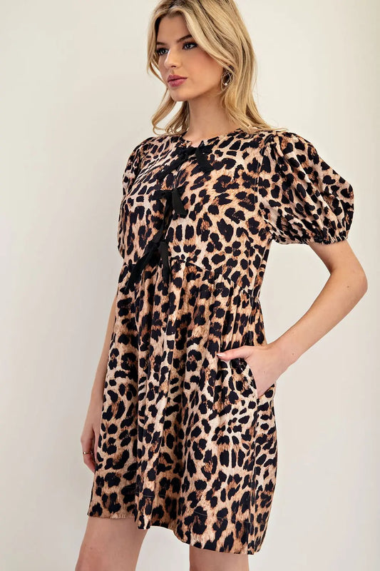 Sassy Leopard Dress