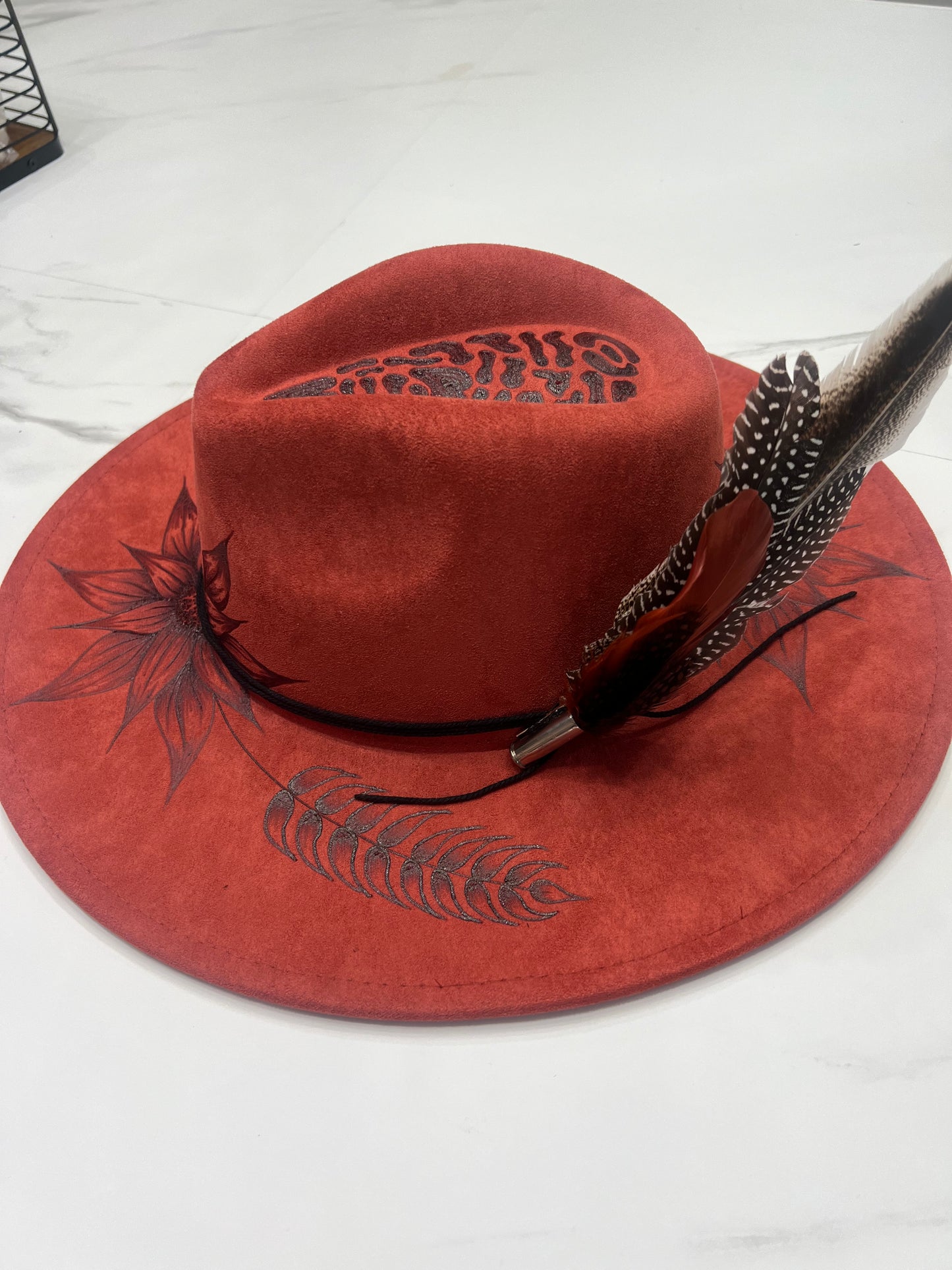 Rust Sunflower Fedora