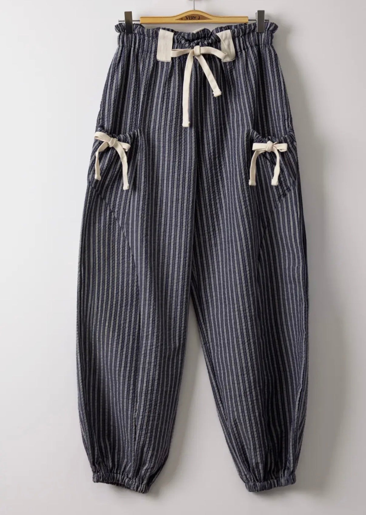 Navy Woven Pants