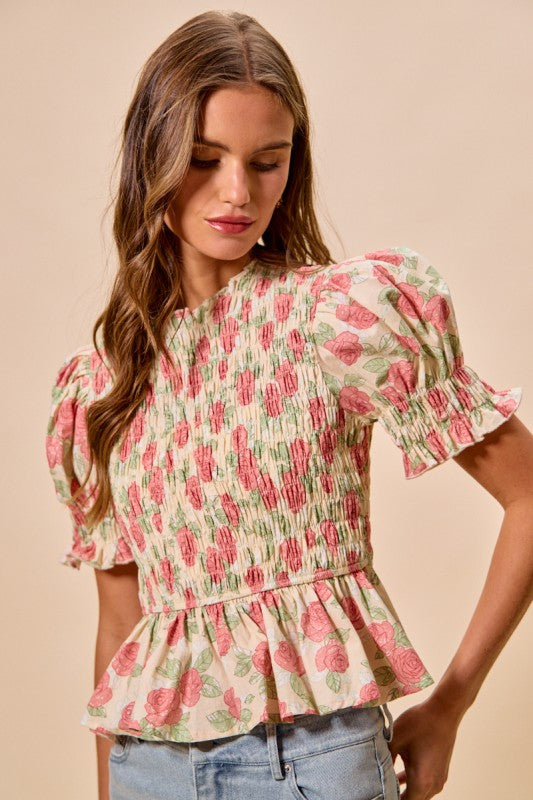 Smocked Rose