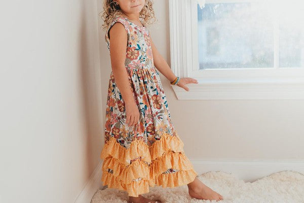 Floral Ruffle Dress