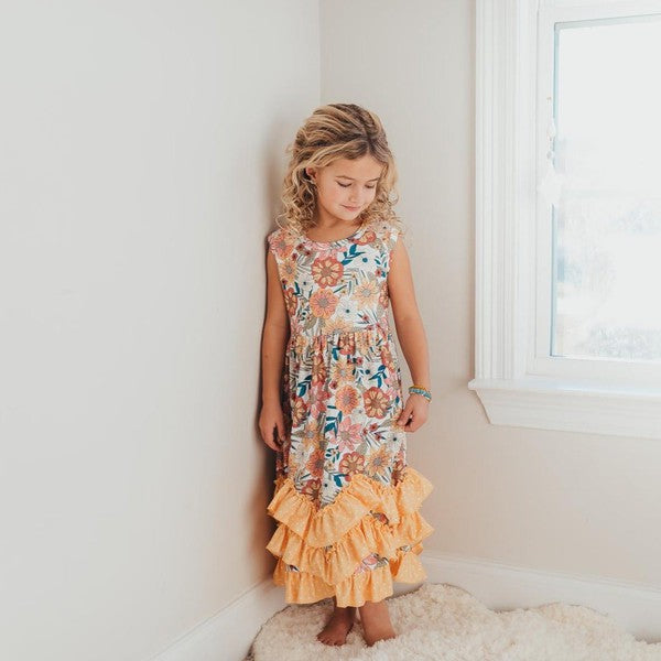 Floral Ruffle Dress