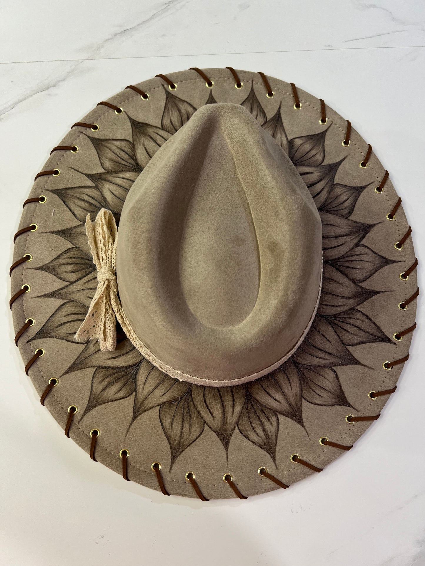 Neutral Sunflower Fedora