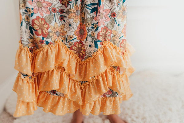 Floral Ruffle Dress