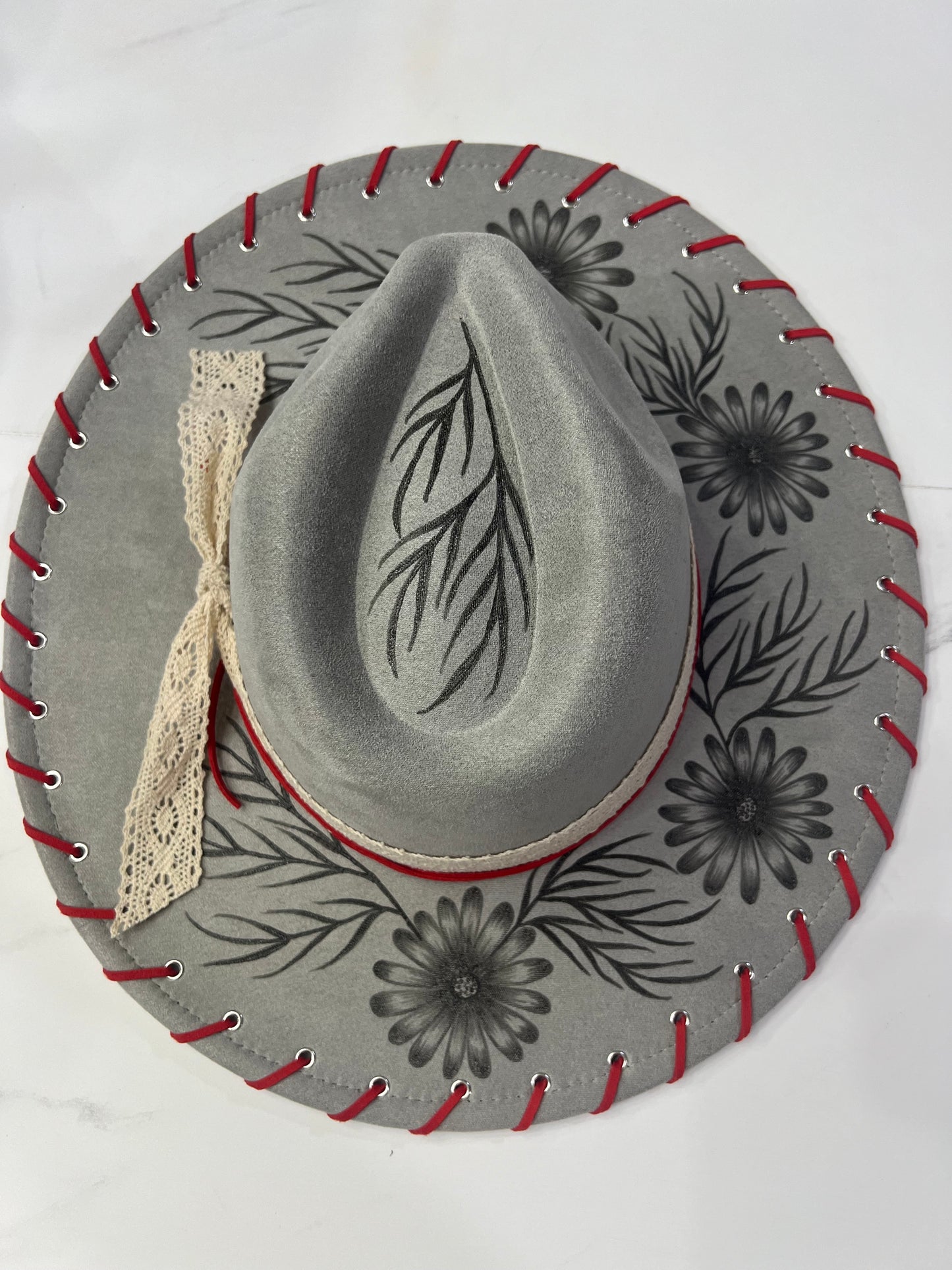 Stitched in Red Fedora