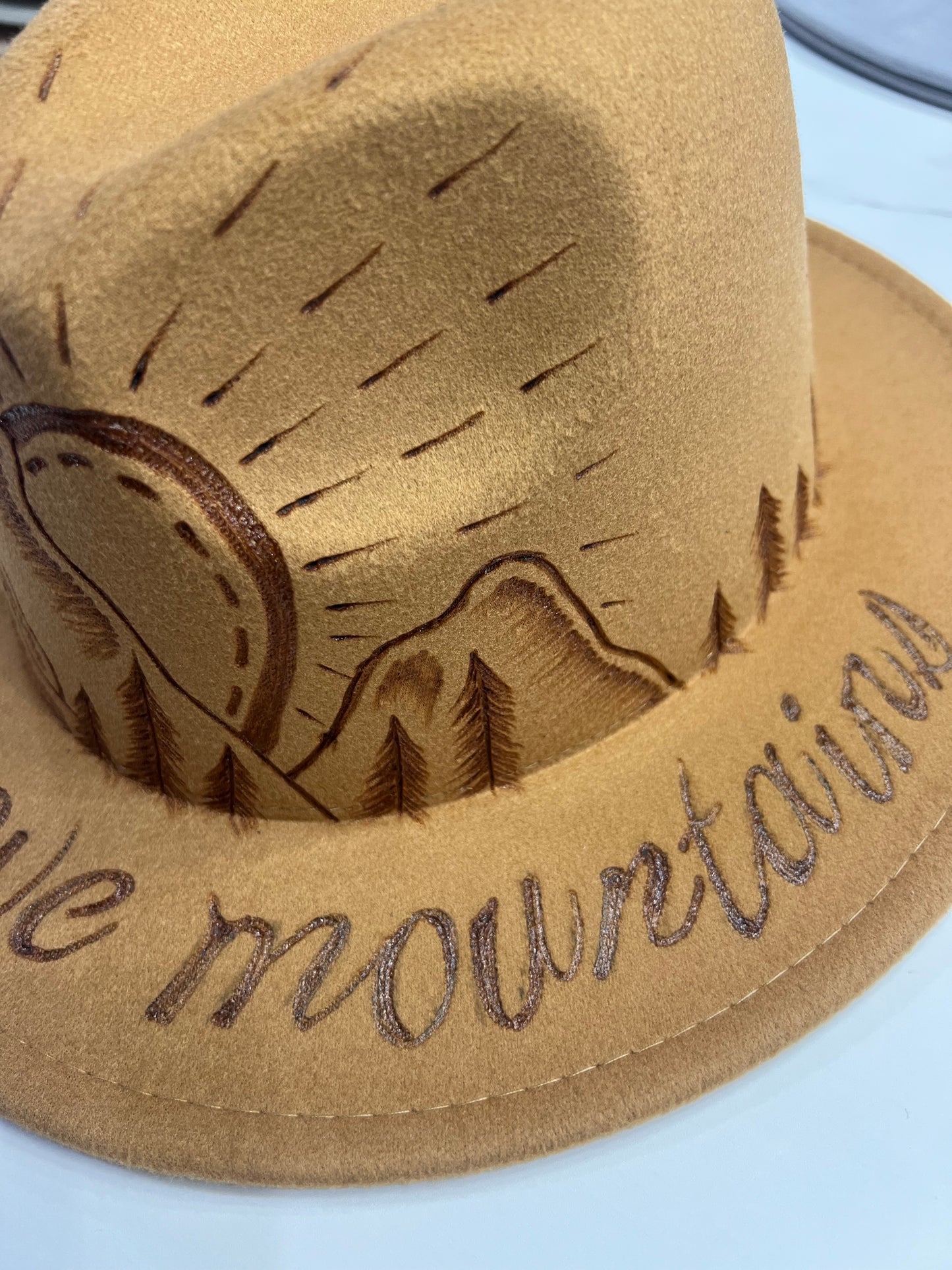 Mountain Small Camel Fedora