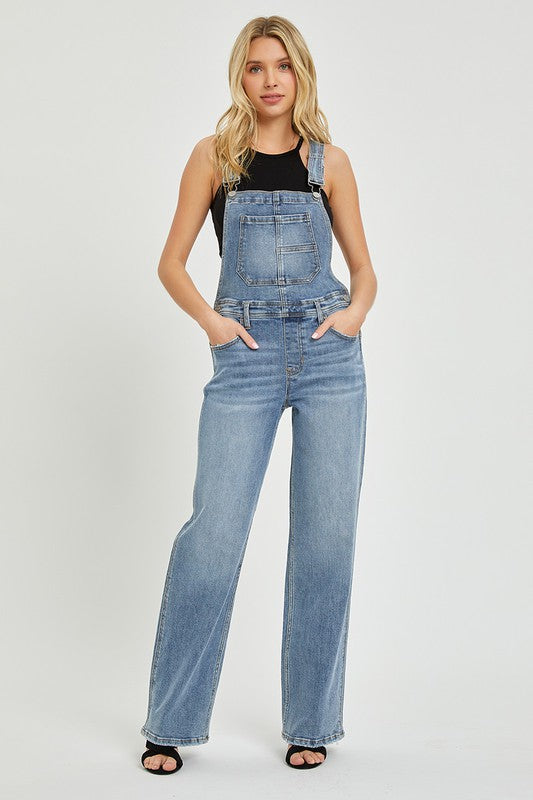 Wide Leg Overalls