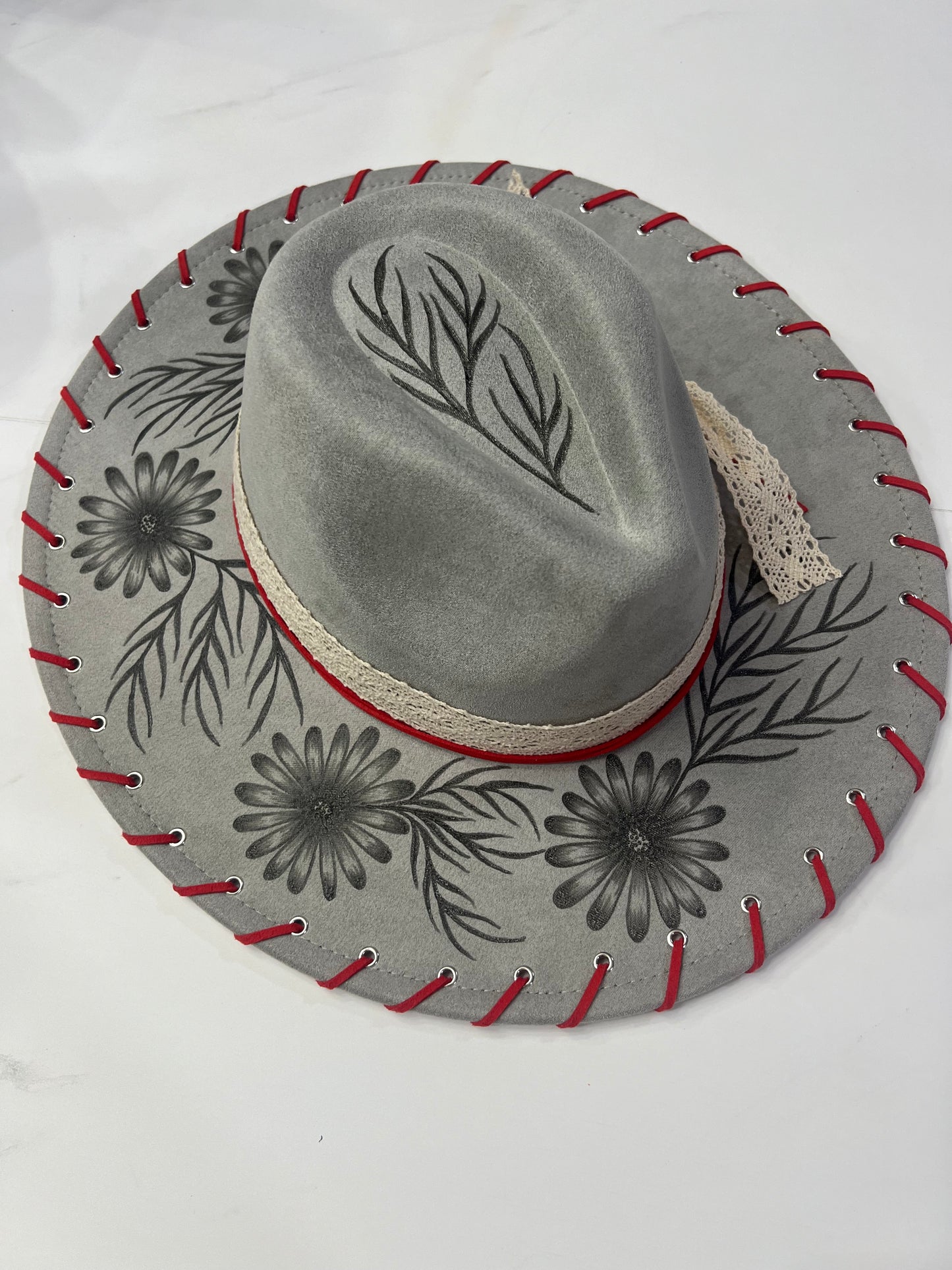 Stitched in Red Fedora