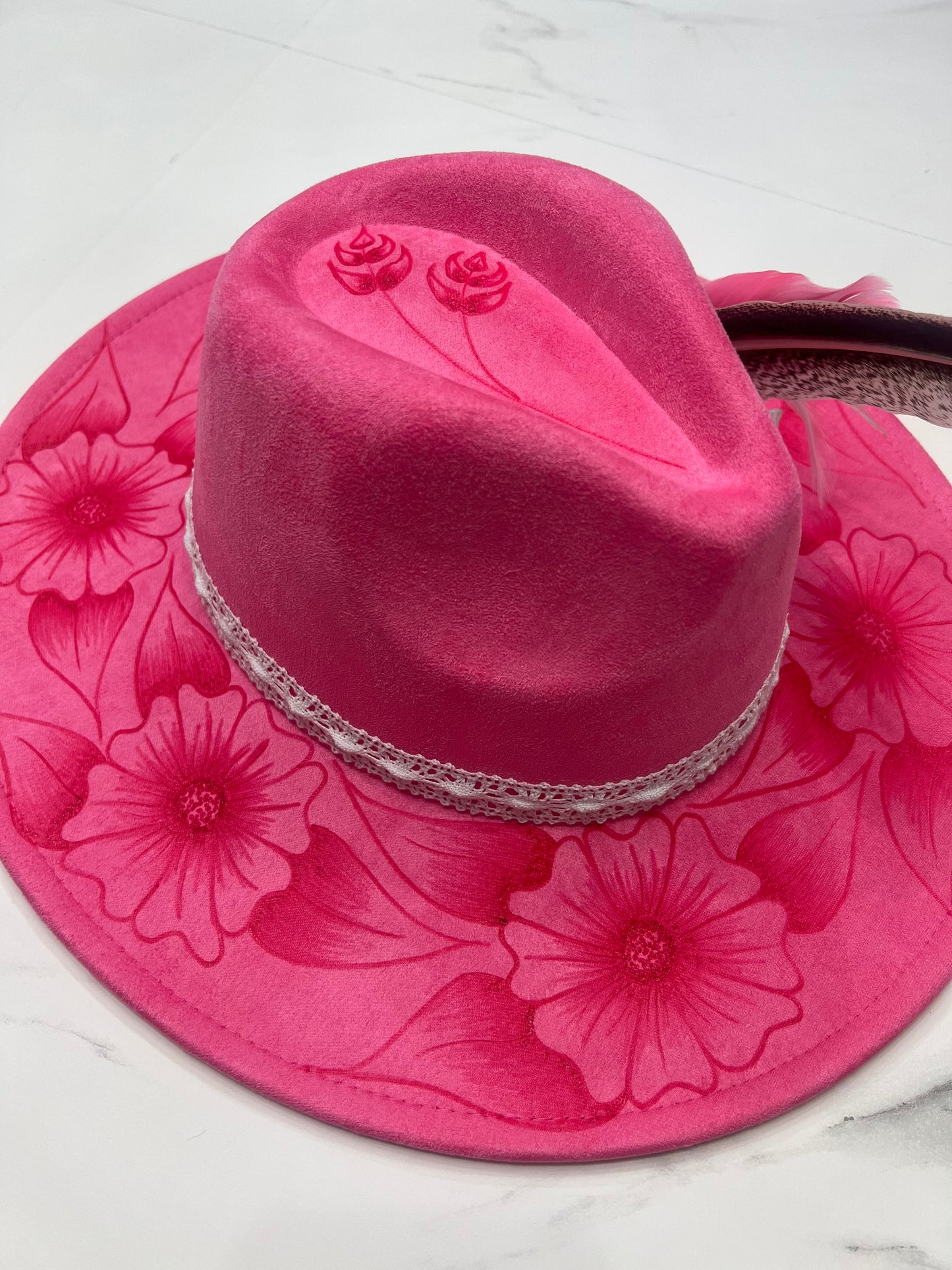 Hot Pink Fedora