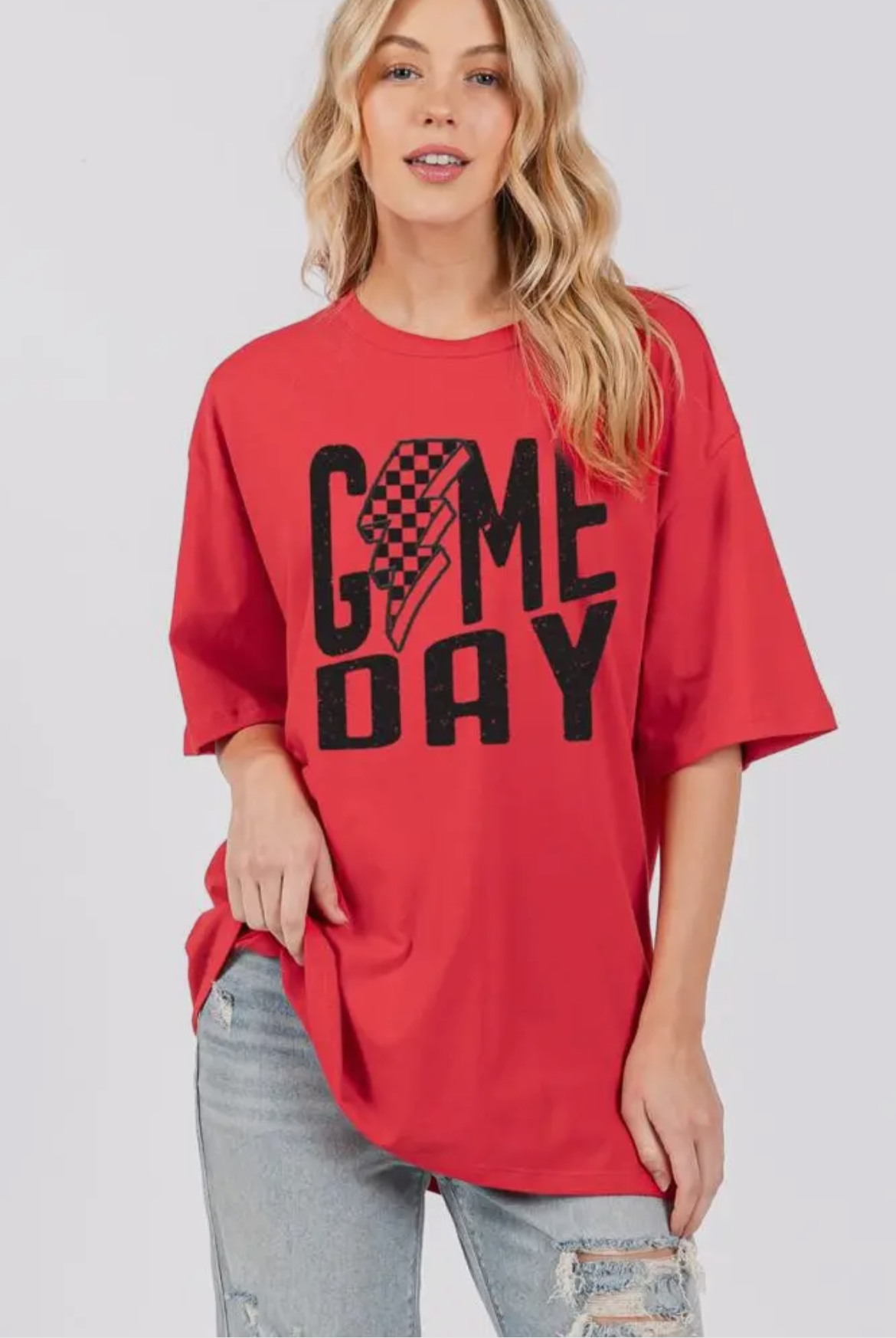 Checkered Game Day Tee
