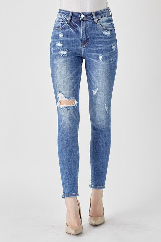 Distressed Skinny Jeans