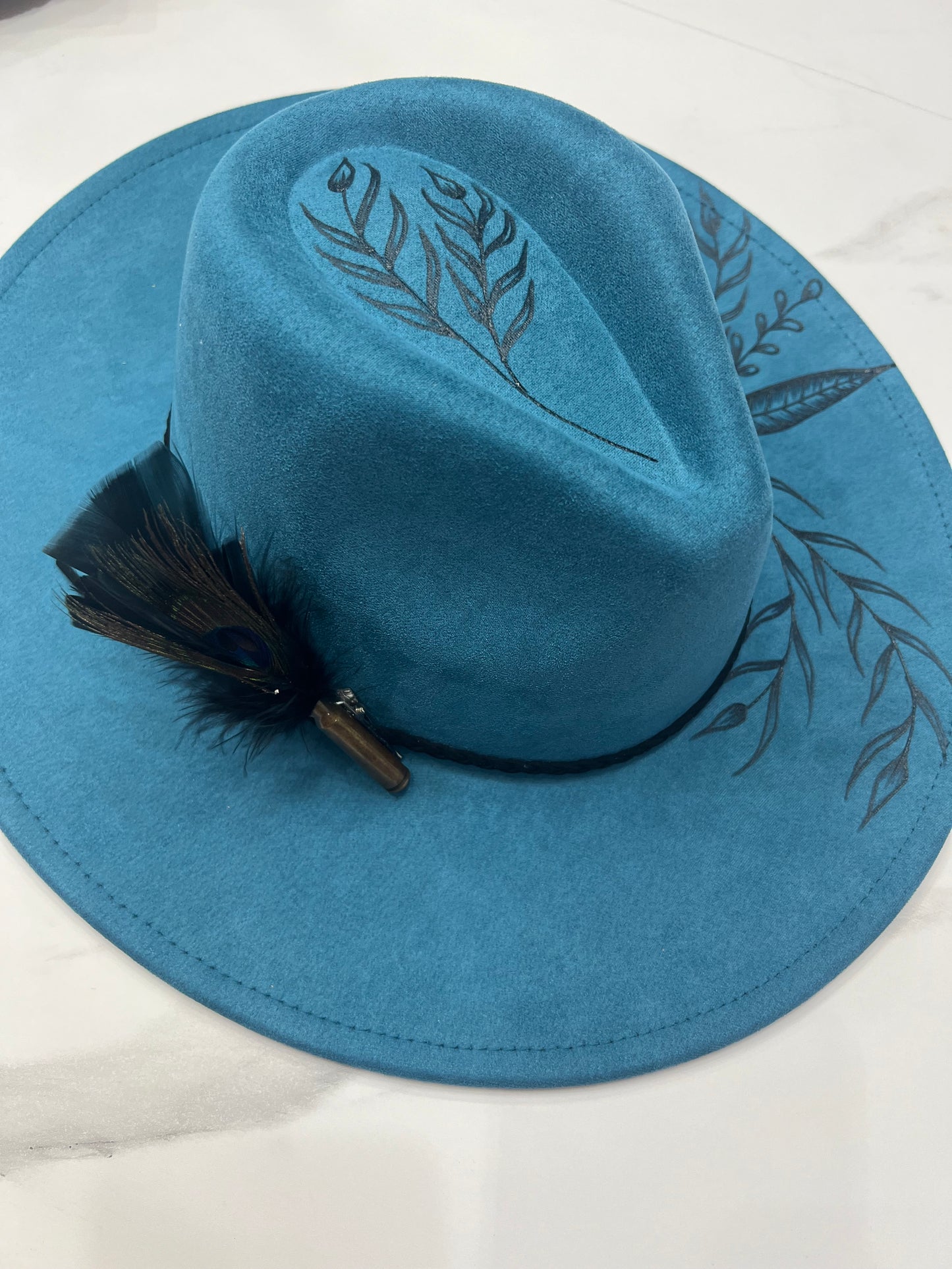 Pretty In Blue Fedora