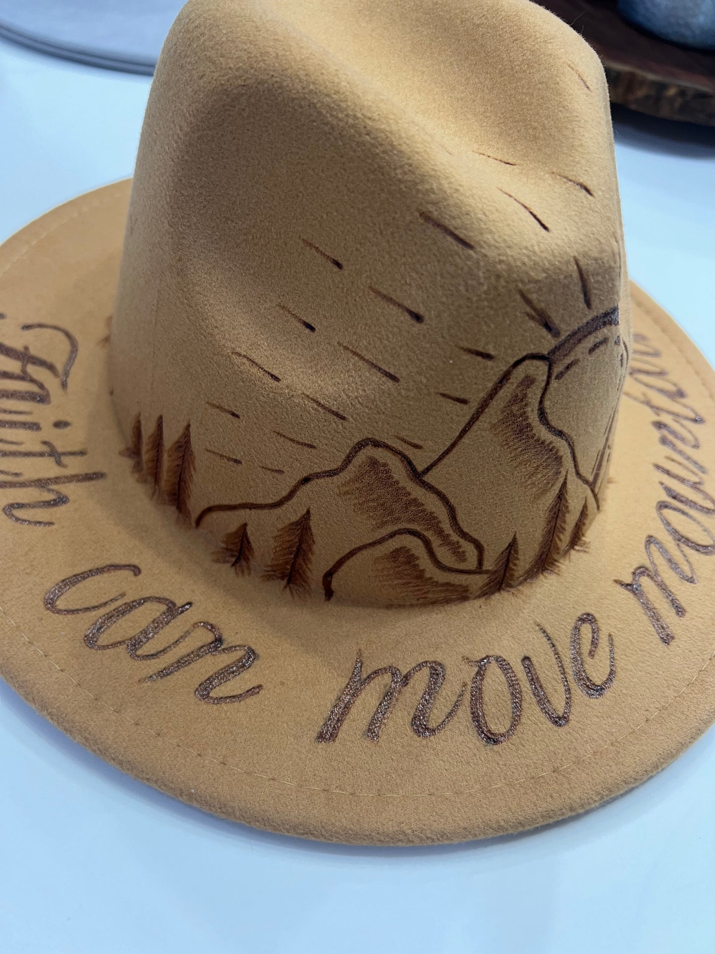 Mountain Small Camel Fedora