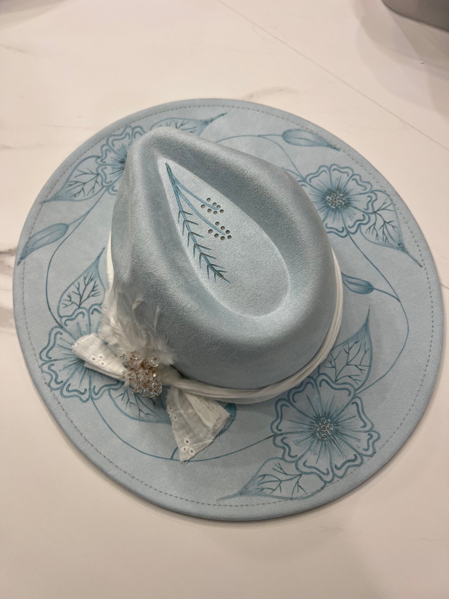 Sky Blue Fedora