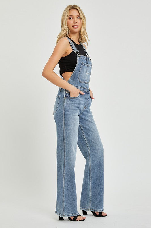 Wide Leg Overalls